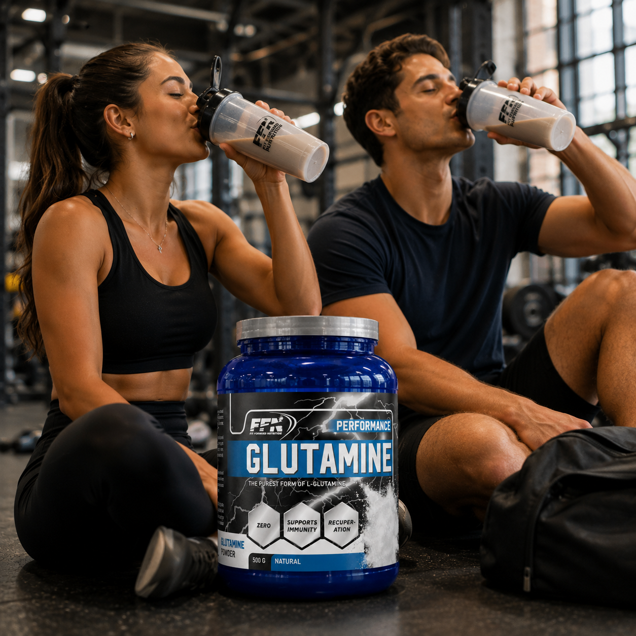 Fast Forward Nutrition Glutamine Smaakloos 500 g