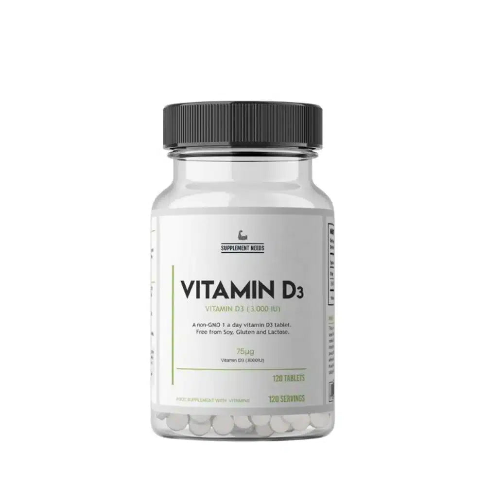 Supplement Needs Vitamin D3 - 120 Tabs