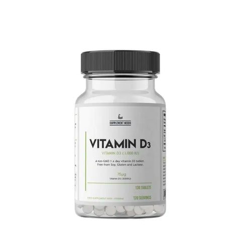Supplement Needs Vitamin D3 - 120 Tabs