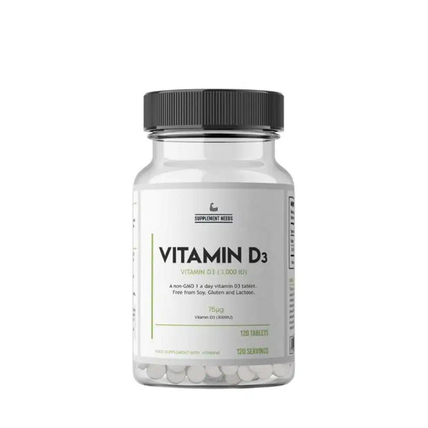 Supplement Needs Vitamin D3 - 120 Tabs