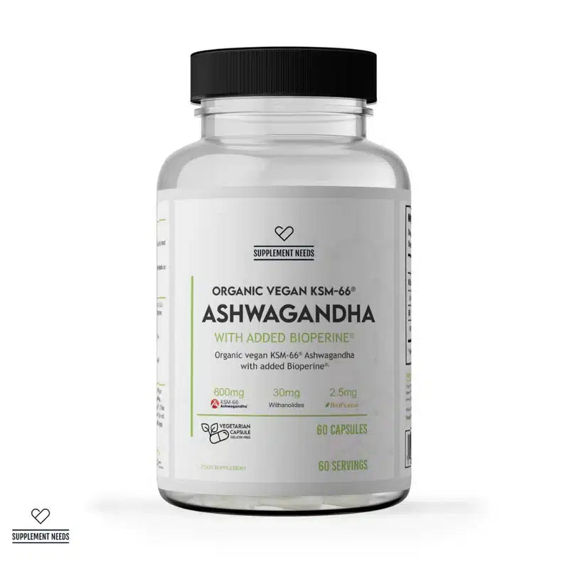 Productgids: Supplement Needs Organic KSM-66® Ashwagandha — 60 Capsules