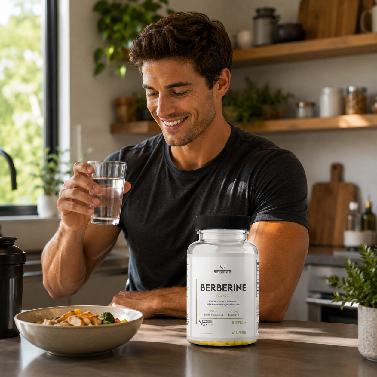 Supplement Needs Berberine HCL - 60 Caps