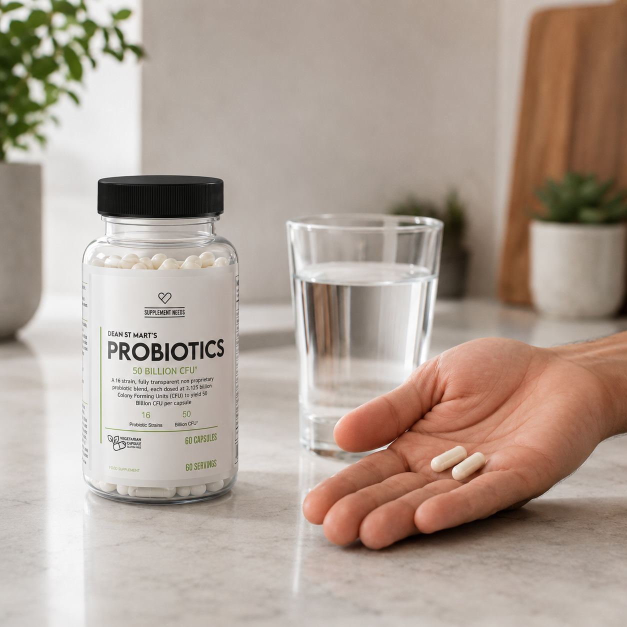 Supplement Needs Probiotics 50 BILLION CFU'S 60 caps