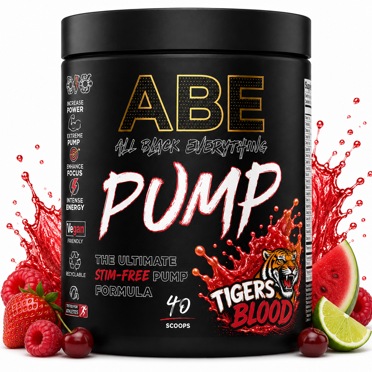 Applied Nutrition ABE Pump Zero Stim Pre-Workout – Tigers Blood