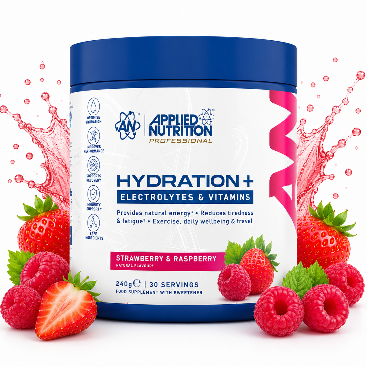 Applied Nutrition Hydration 255g – Strawberry Raspberry