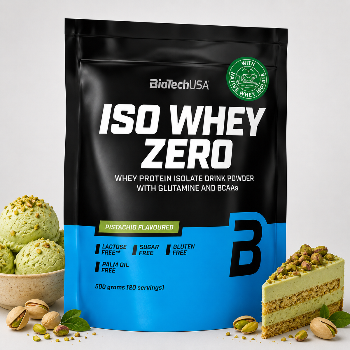 BiotechUSA Iso Whey Zero – Pistachio