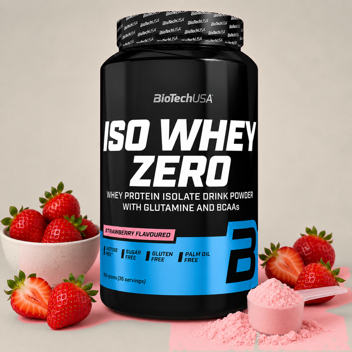 BiotechUSA Iso Whey Zero – Strawberry
