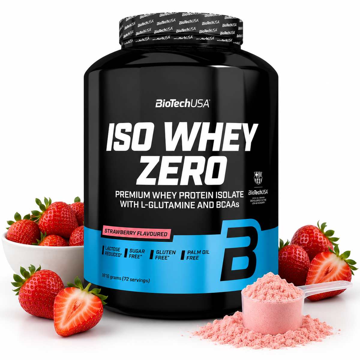 BiotechUSA Iso Whey Zero – Strawberry