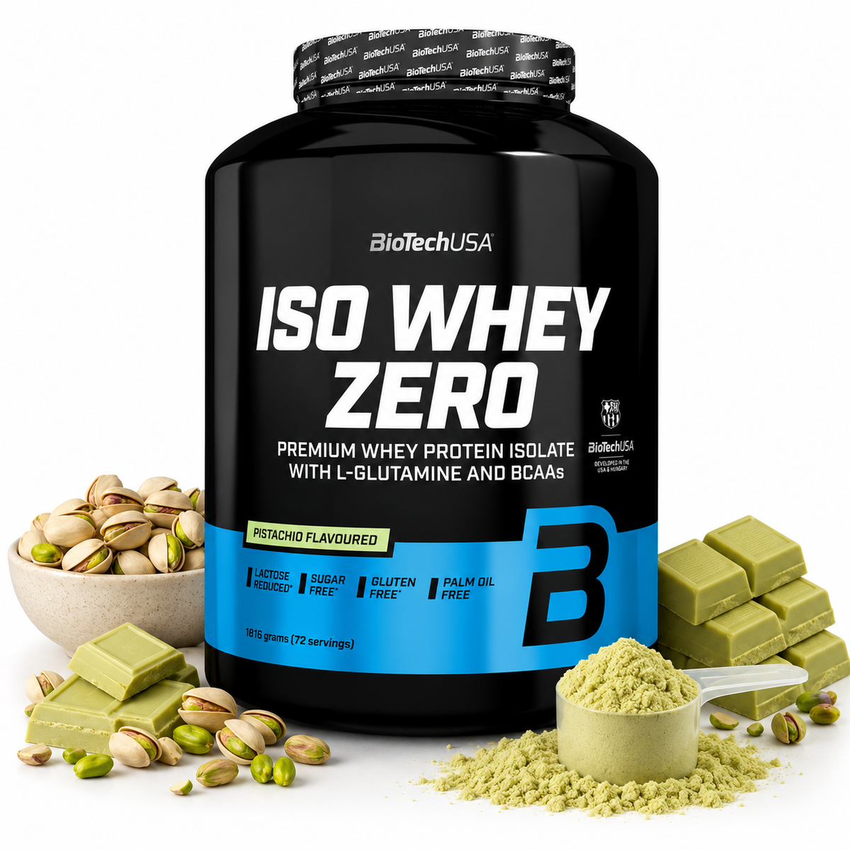 BiotechUSA Iso Whey Zero – Pistachio