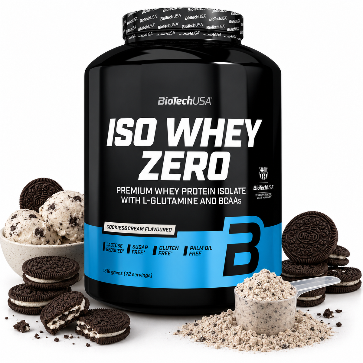 BiotechUSA Iso Whey Zero – Cookies & Cream