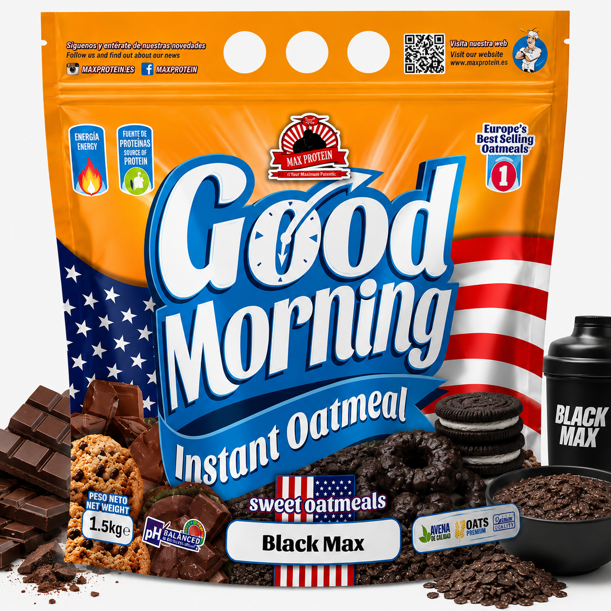 Max Protein Good Morning Instant Oatmeal