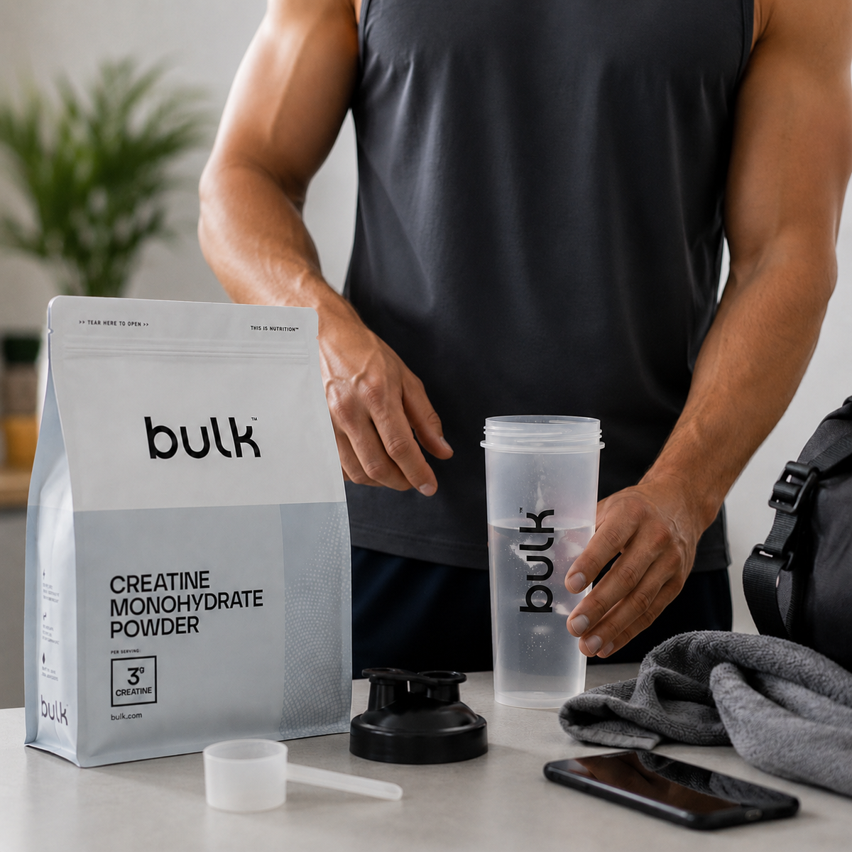 Bulk Creatine Monohydrate Powder (500g)