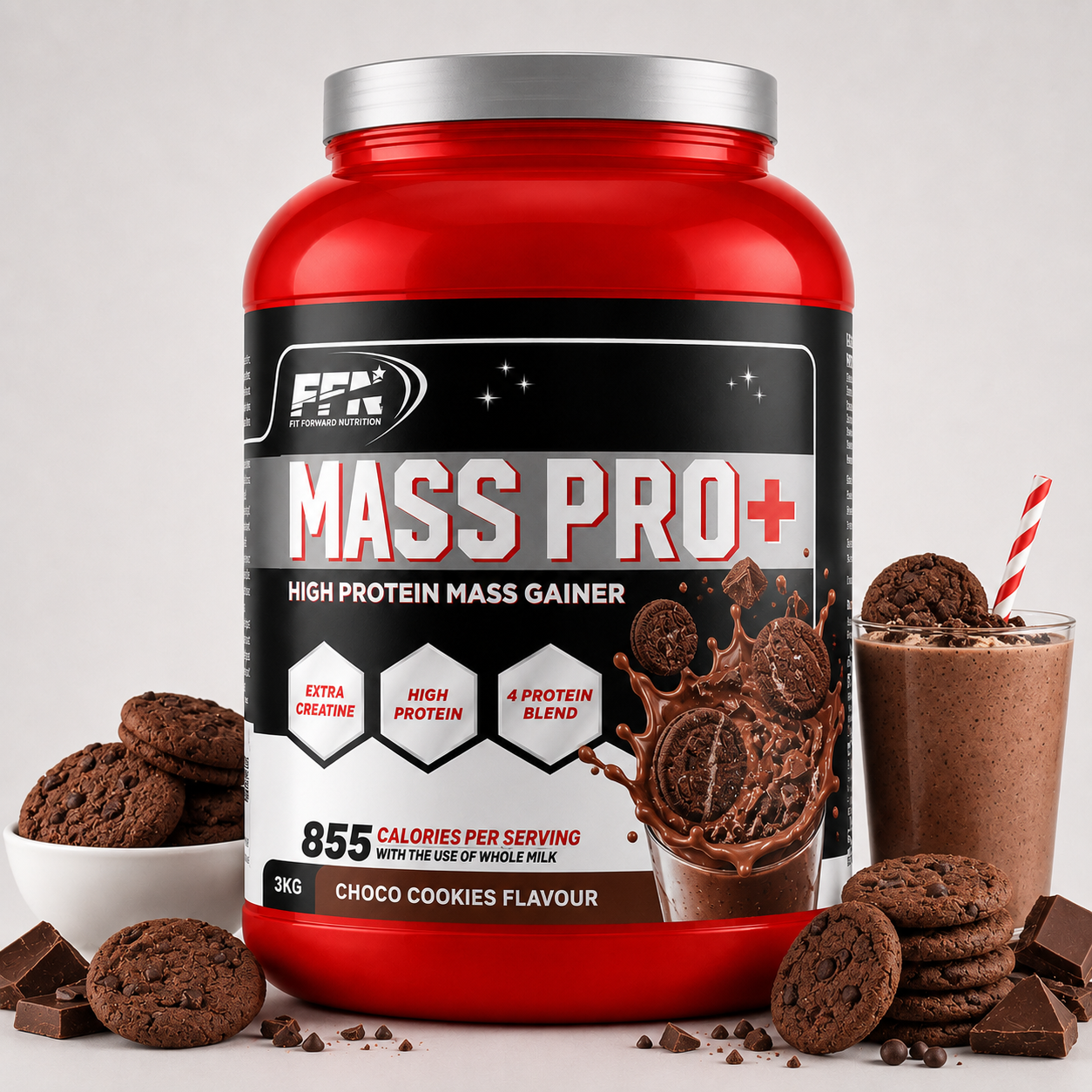 Fast Forward Nutrition Mass Pro+ Mass Gainer 3 kg