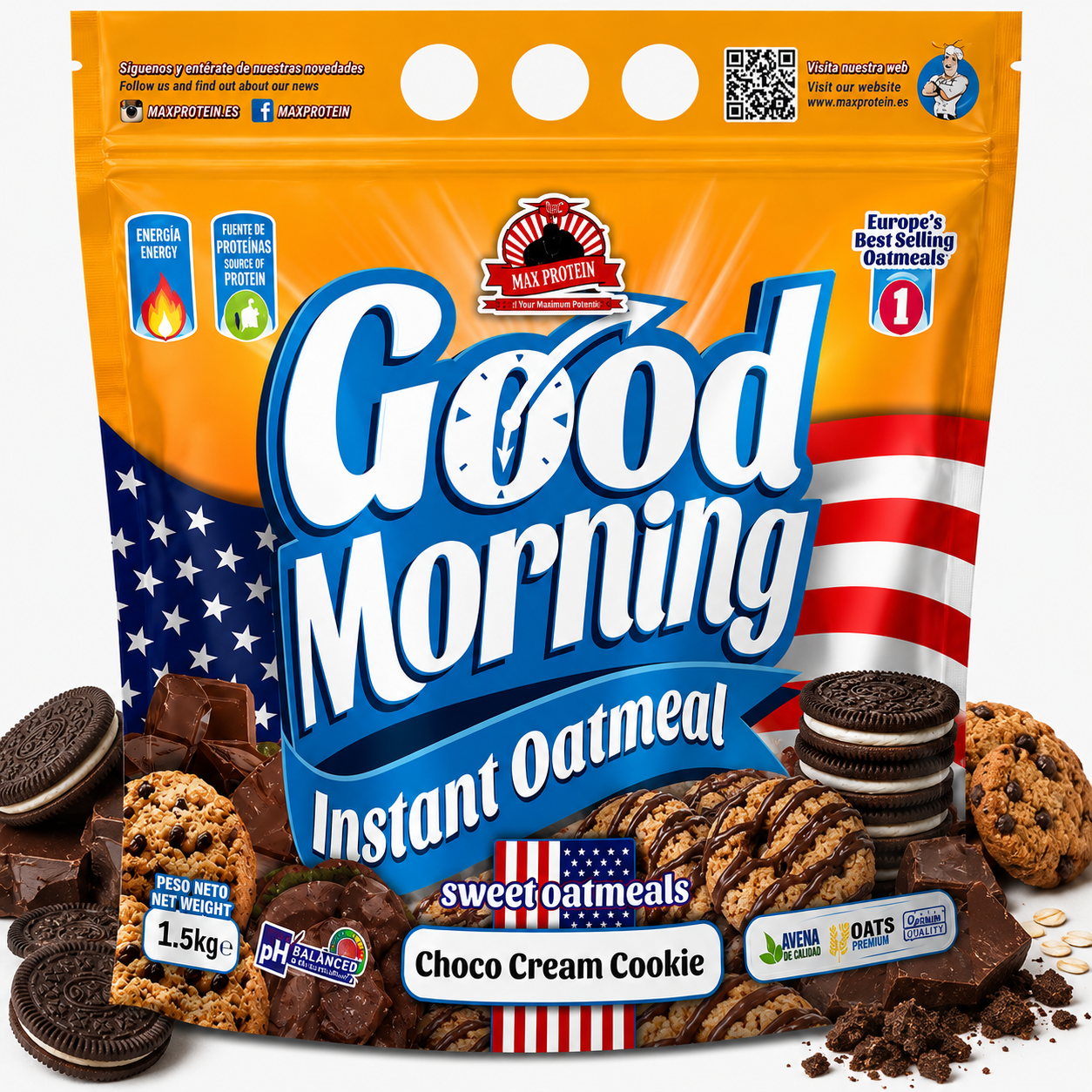 Max Protein Good Morning Instant Oatmeal