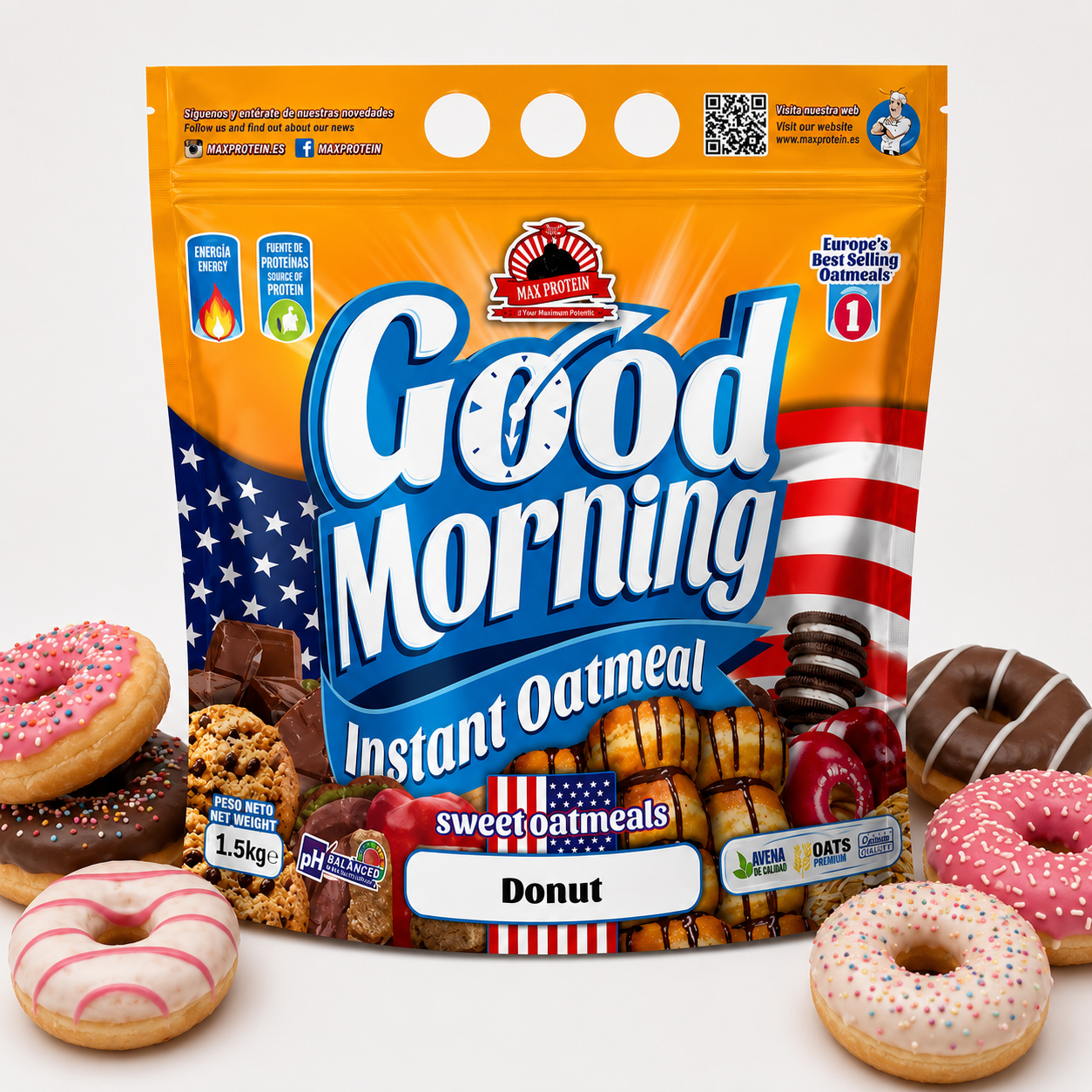 Max Protein Good Morning Instant Oatmeal