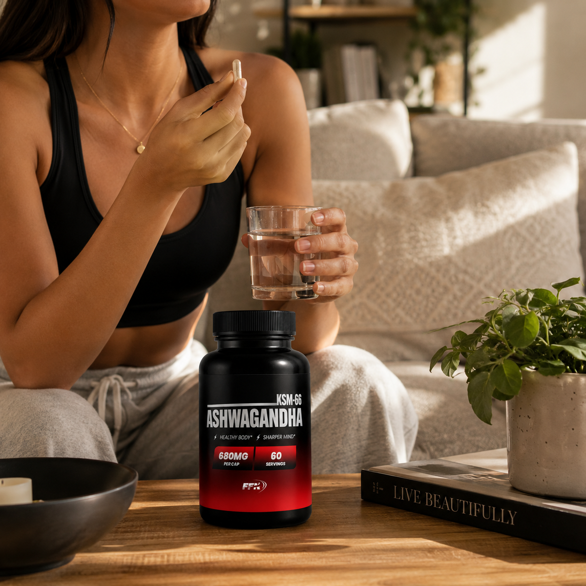 Fast Forward Nutrition Ashwagandha KSM-66 – 120 capsules