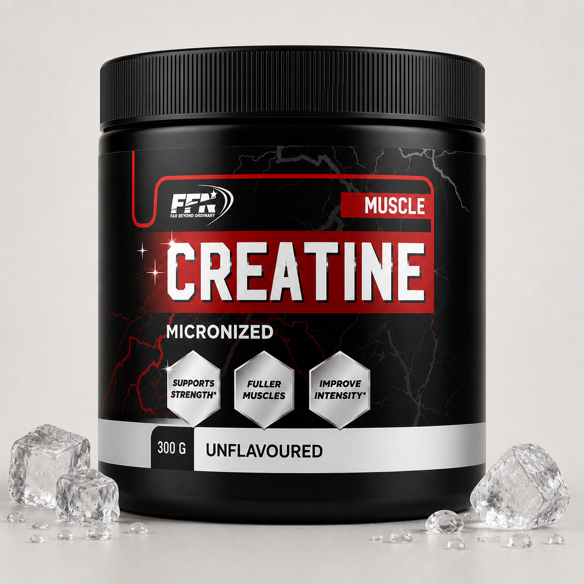 Fast Forward Nutrition Creatine Micronized 300 g – Unflavoured
