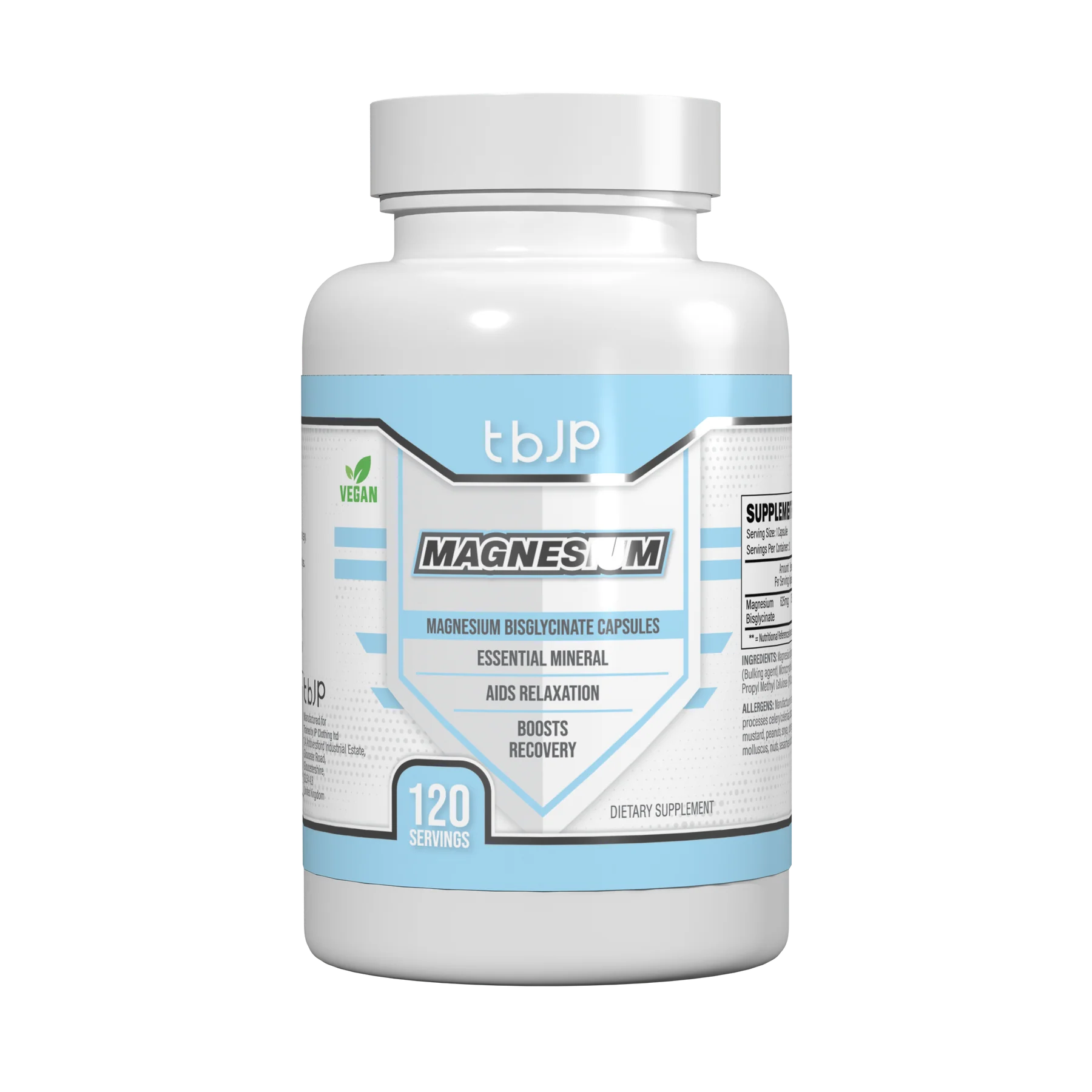 Trained by JP Nutrition Magnesium 120 caps