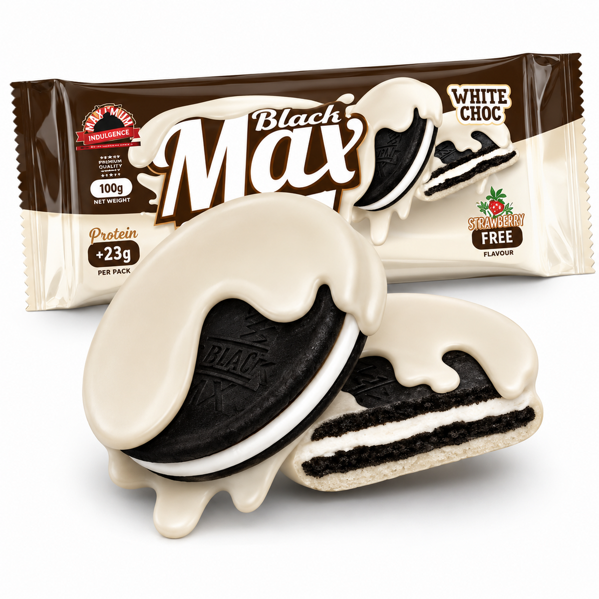 Max Protein Black Max Cookies White Choc