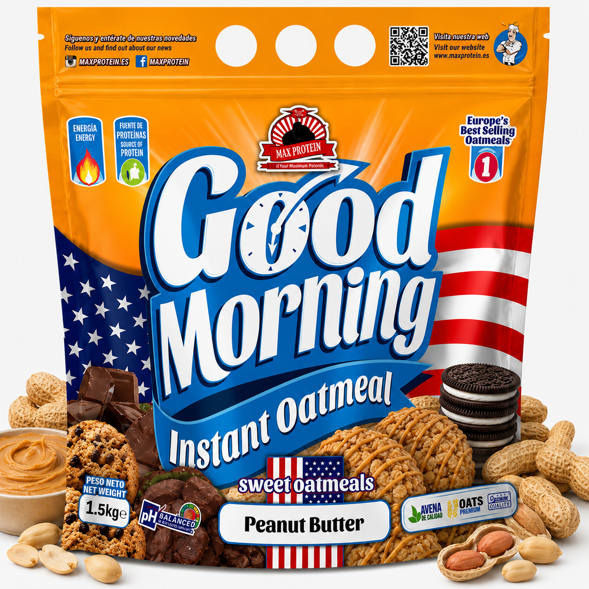 Max Protein Good Morning Instant Oatmeal