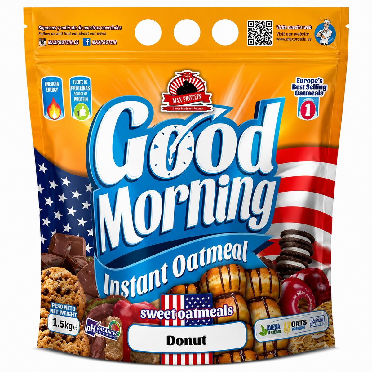 Productgids: Max Protein Good Morning Instant Oatmeal
