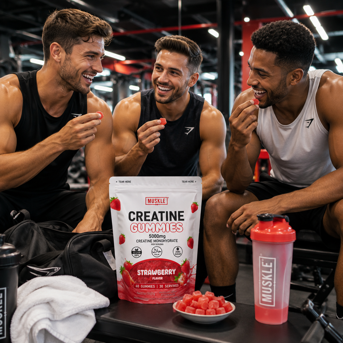 MUSKLE Creatine Monohydrate Gummies