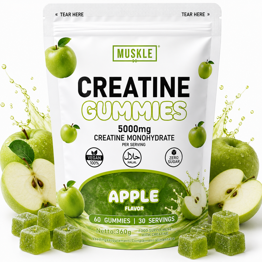 MUSKLE Creatine Monohydrate Gummies – Apple