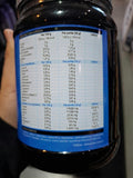 MUSKLE EAA / BCAA Intra Pump Workout, voedingswaarden- en mineralentabel