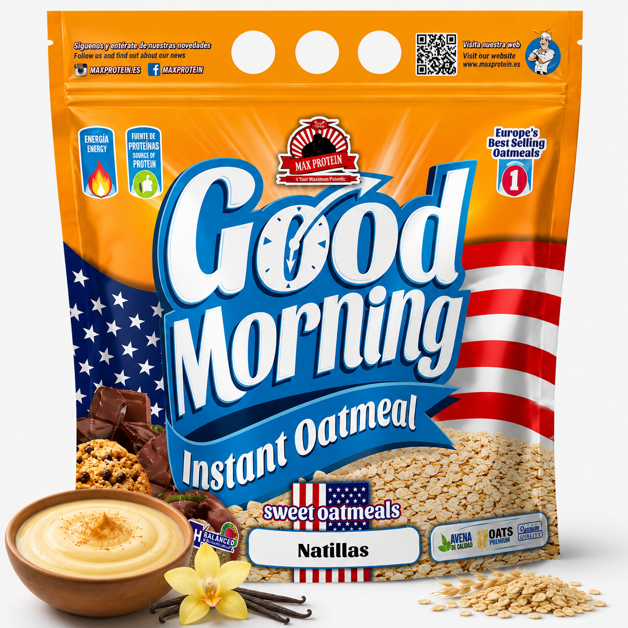 Max Protein Good Morning Instant Oatmeal