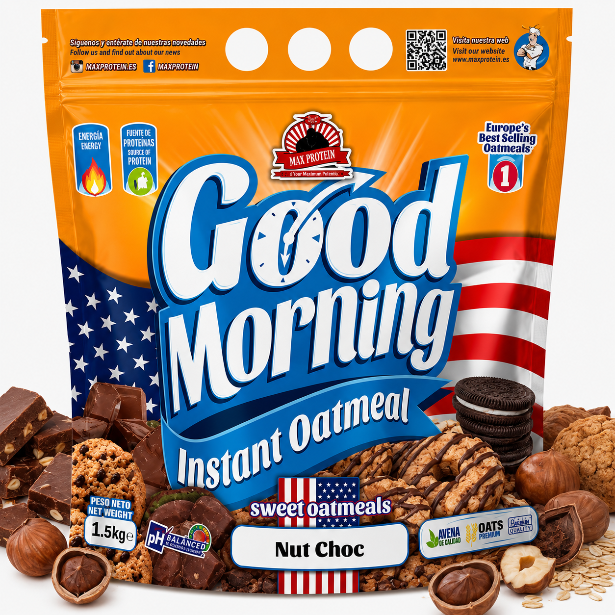 Max Protein Good Morning Instant Oatmeal