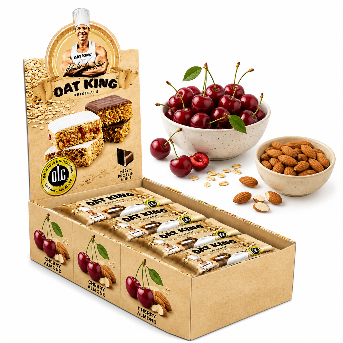 Oatking Haverbar – Cherry Almond