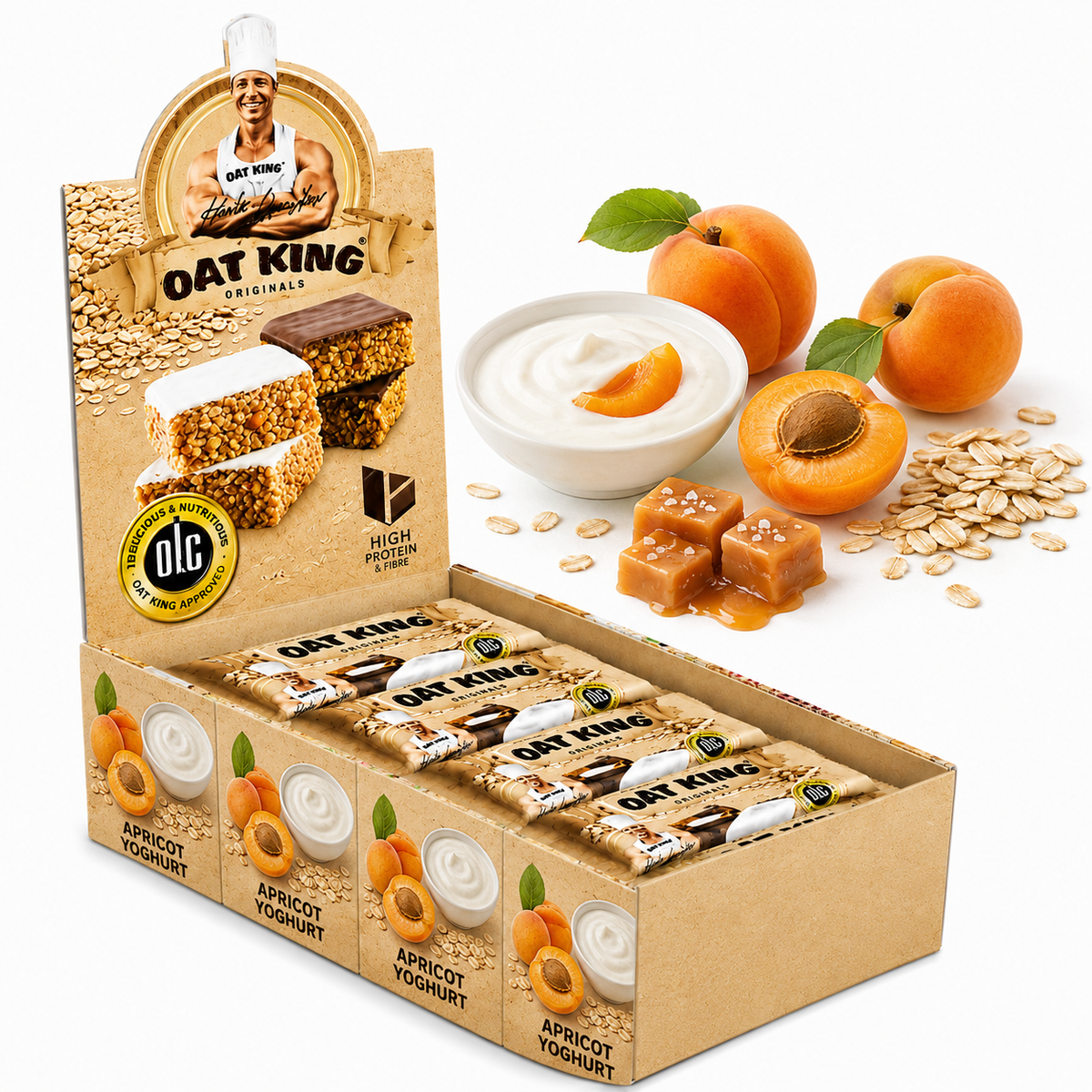 Oatking Haverbar – Apricot Yoghurt