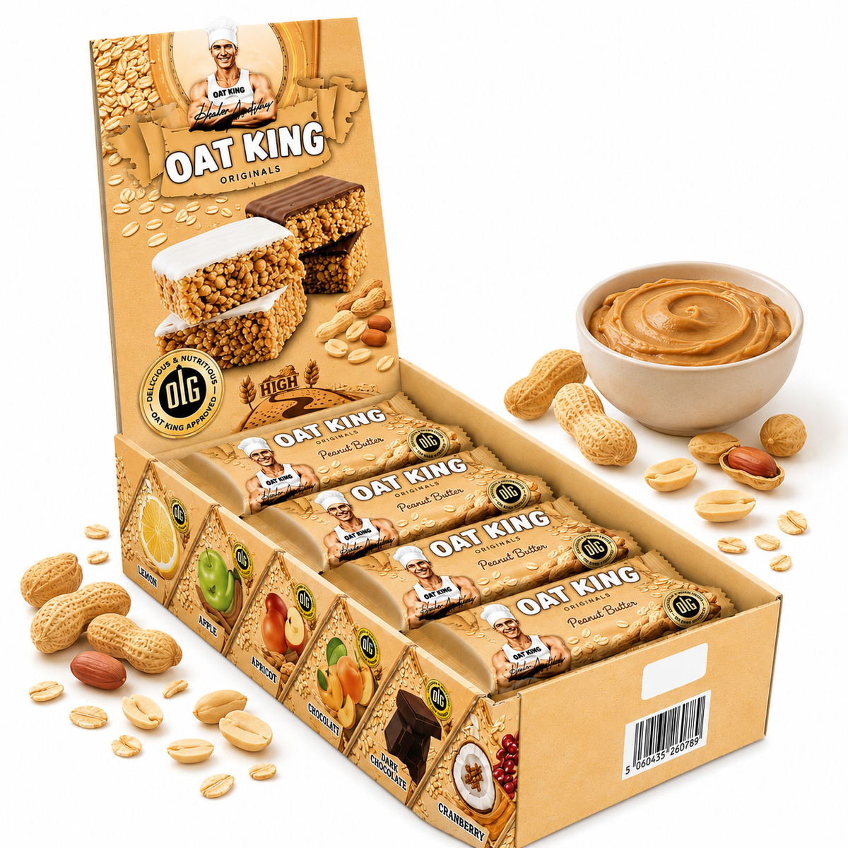 Oatking Haverbar Vegan – Peanut Butter