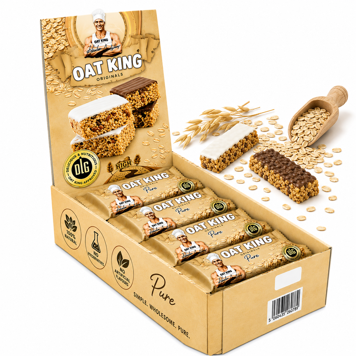 Oatking Haverbar Vegan – Pure
