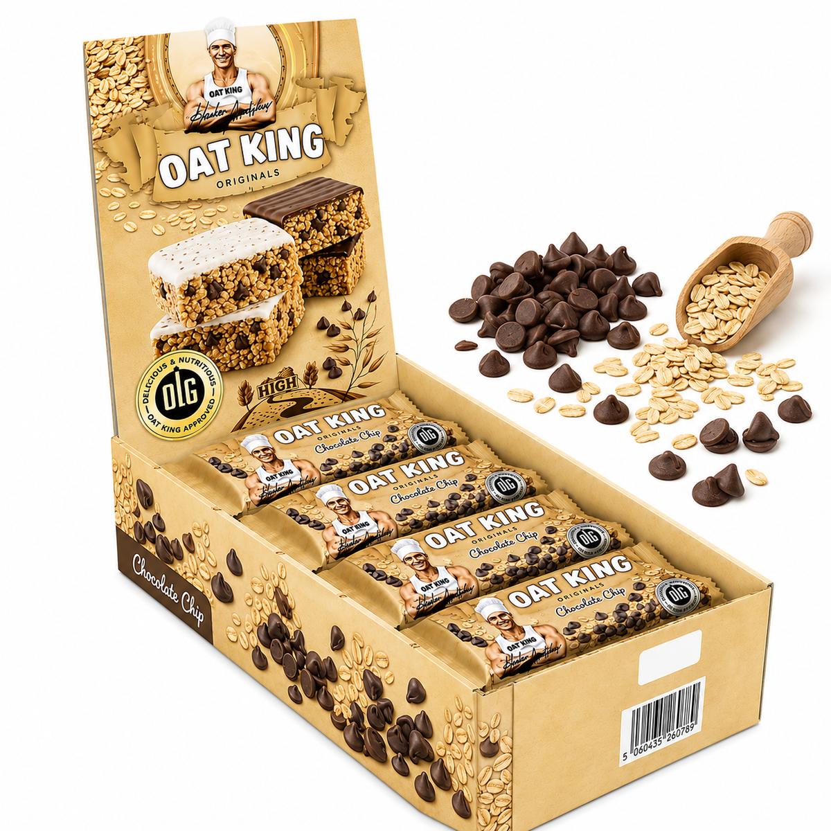 Oatking Haverbar Vegan – Chocolate Chip