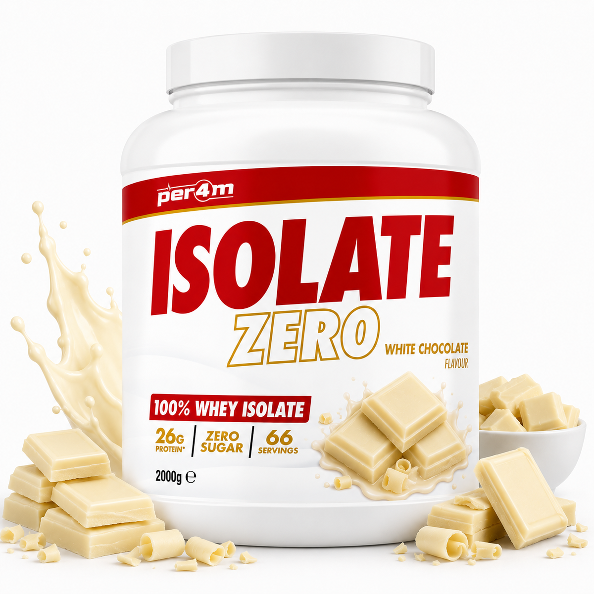PER4M Isolate Zero – White Chocolate