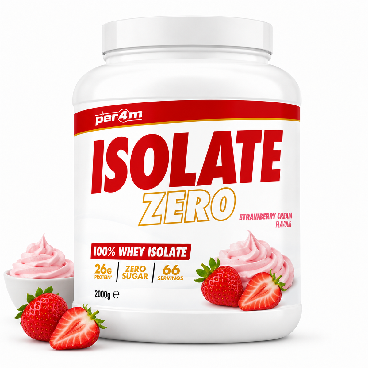 PER4M Isolate Zero – Strawberry Cream