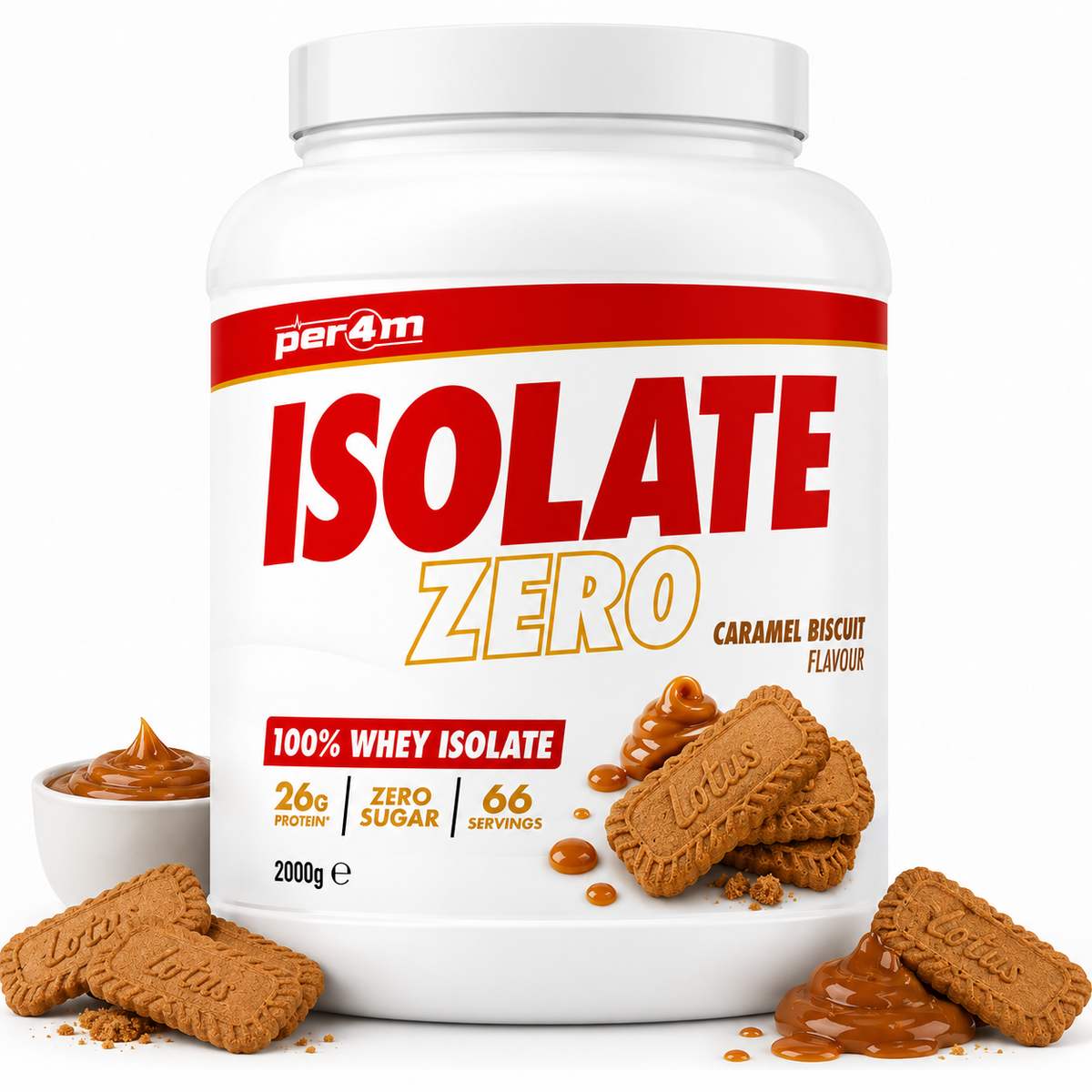 PER4M Isolate Zero – Caramel Biscuit