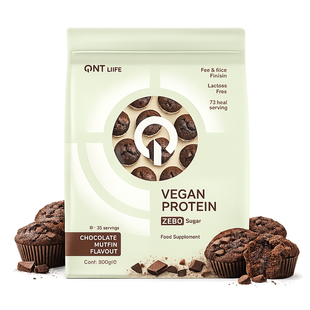 QNT Vegan Eiwitshake – Chocolate Muffin