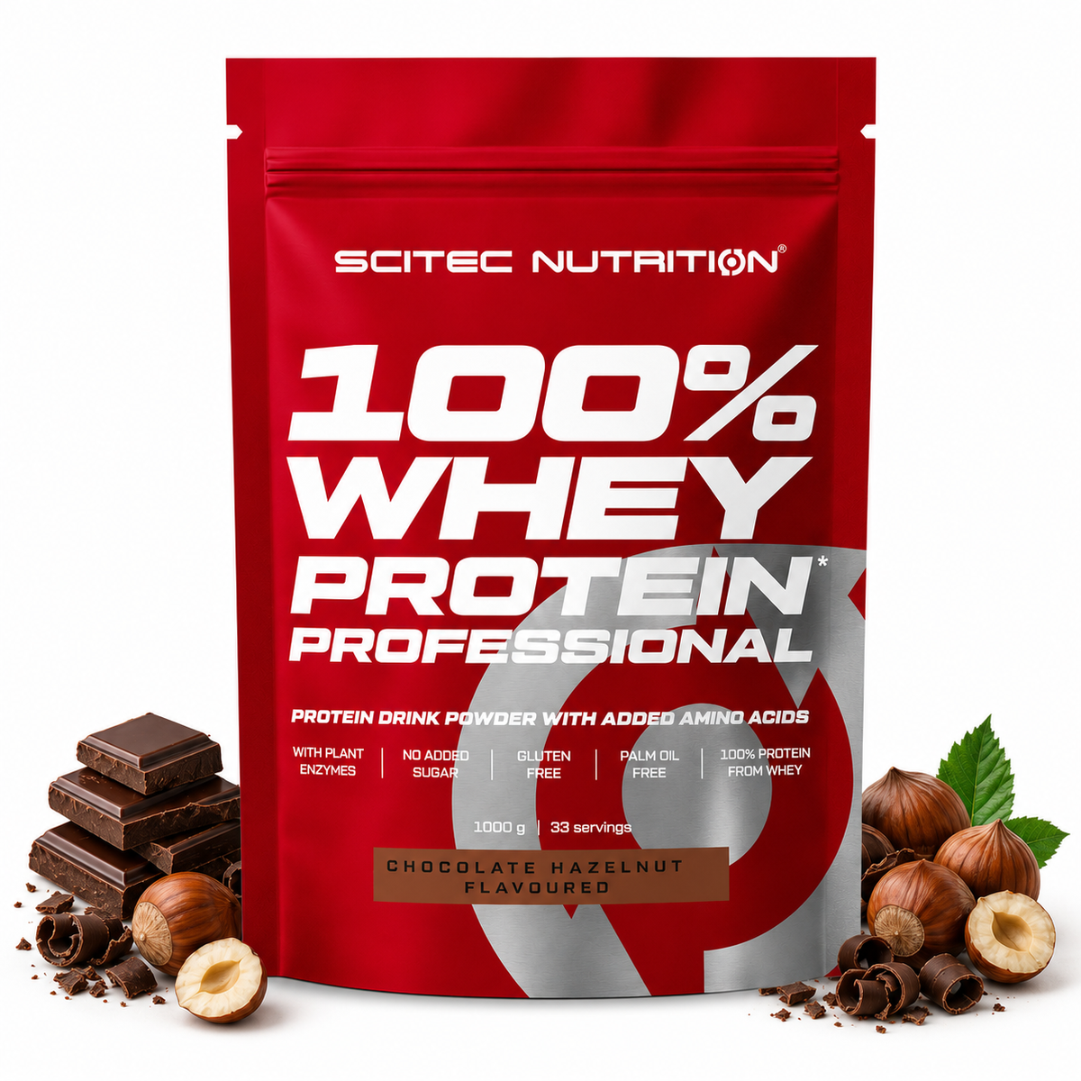 Scitec 100% Whey Professional 1000 gram – Chocolate Hazelnut