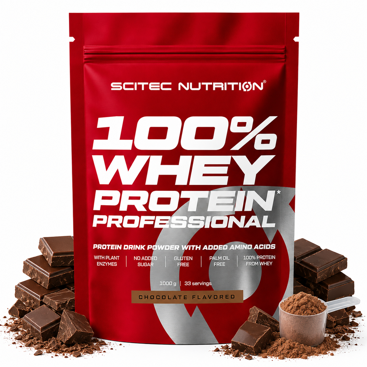 Scitec 100% Whey Professional 1000 gram – Chocolate