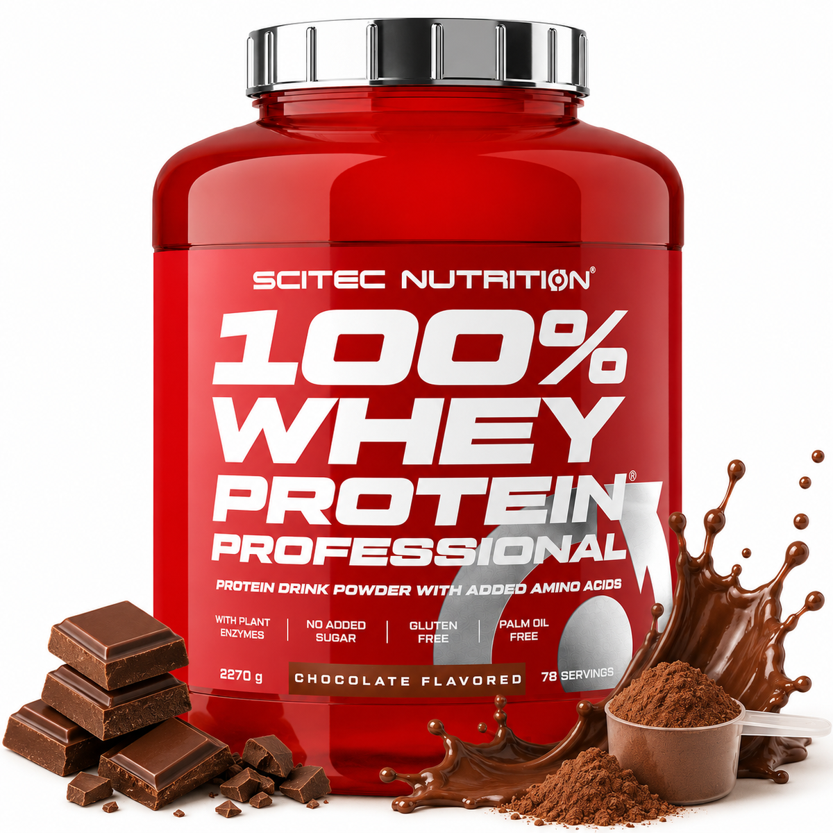 Scitec 100% Whey Professional 2350 gram – Chocolate