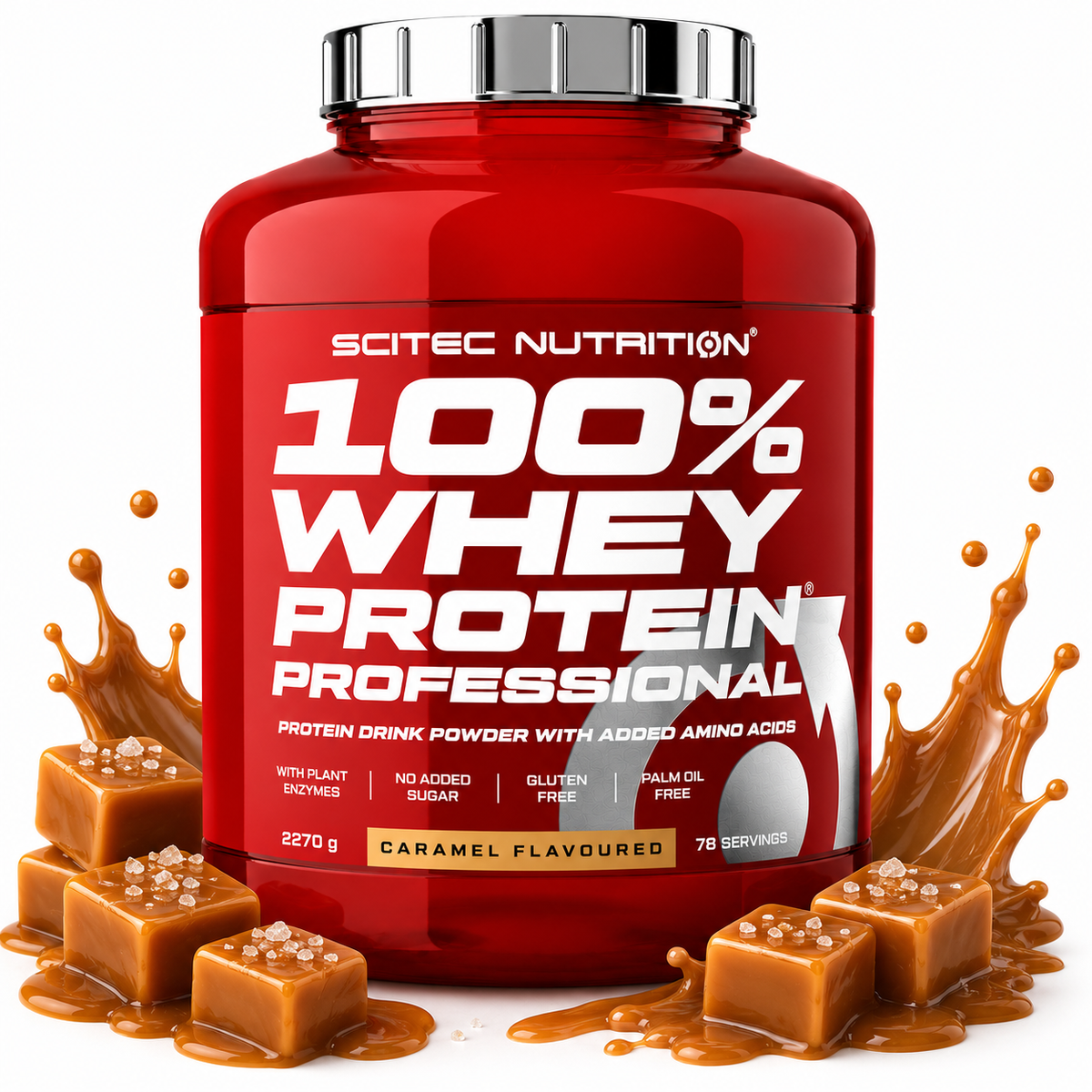 Scitec 100% Whey Professional 2350 gram – Caramel