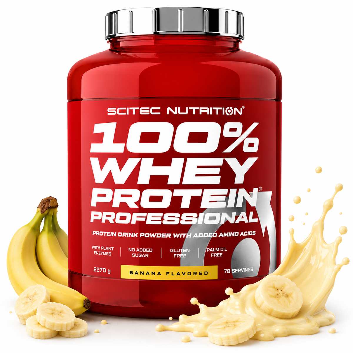 Scitec 100% Whey Professional 2350 gram – Banana