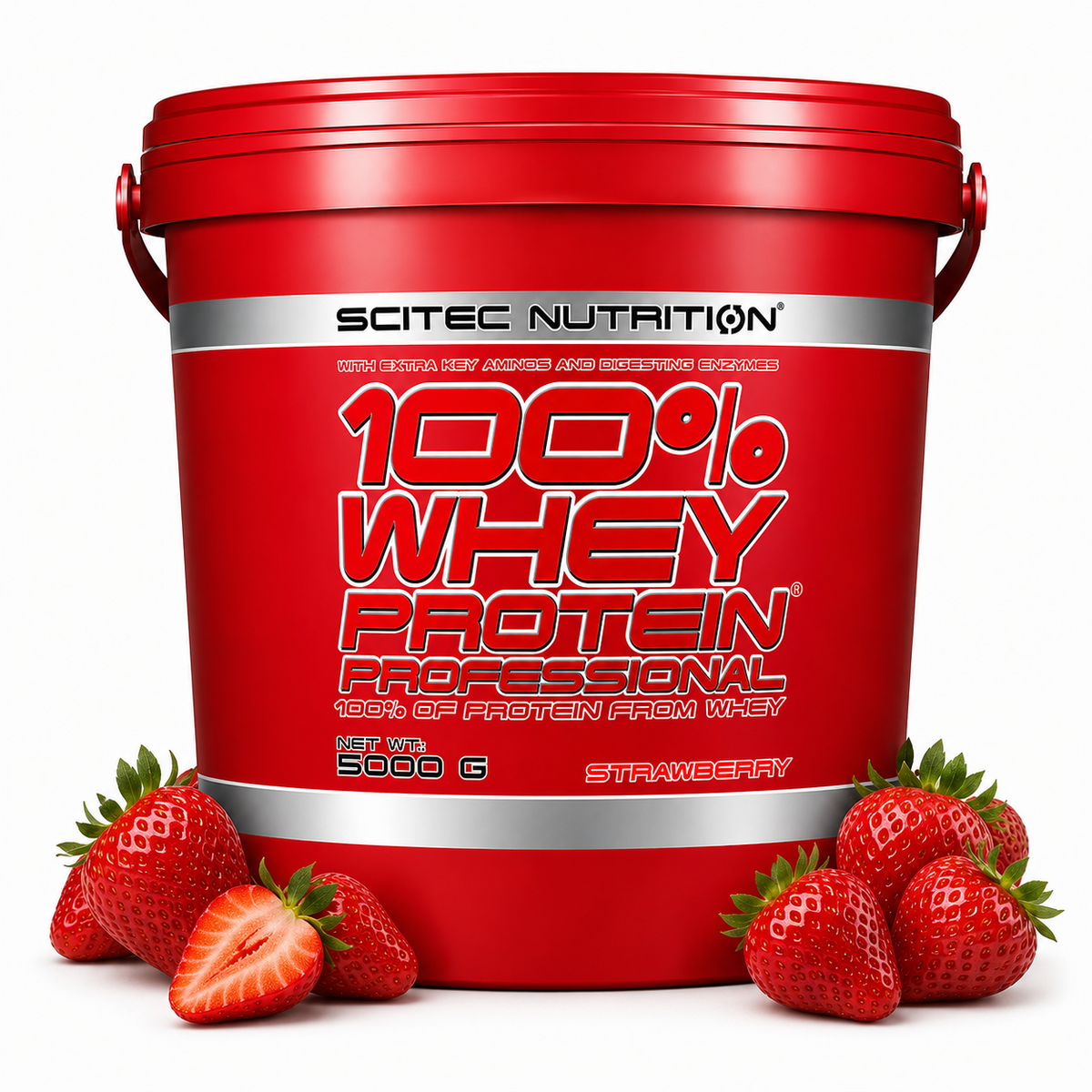 Scitec 100% Whey Professional 5000 gram – Strawberry