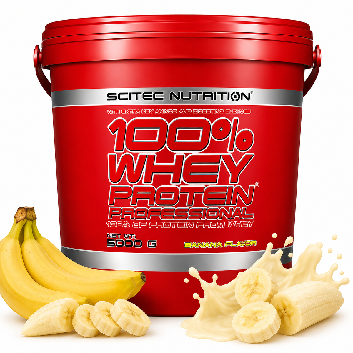 Scitec 100% Whey Professional 5000 gram – Banana