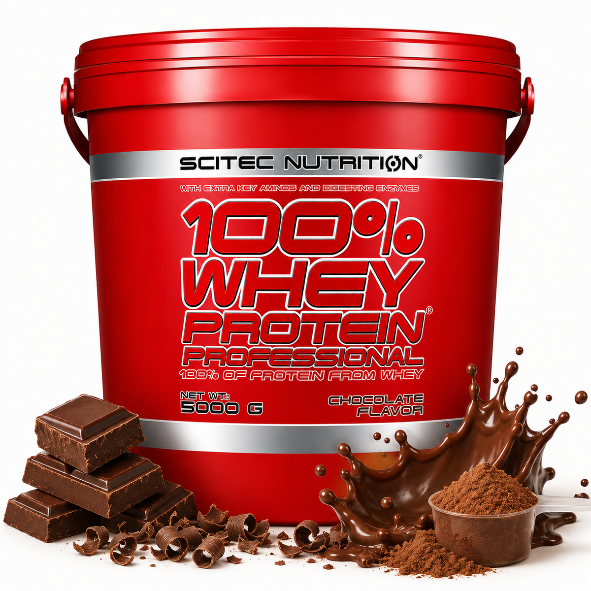 Scitec 100% Whey Professional 5000 gram – Chocolate