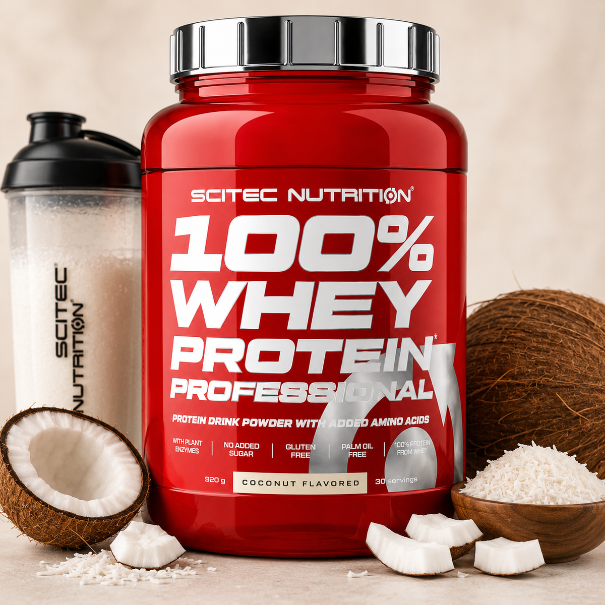 Scitec 100% Whey Professional 920 gram – Coconut