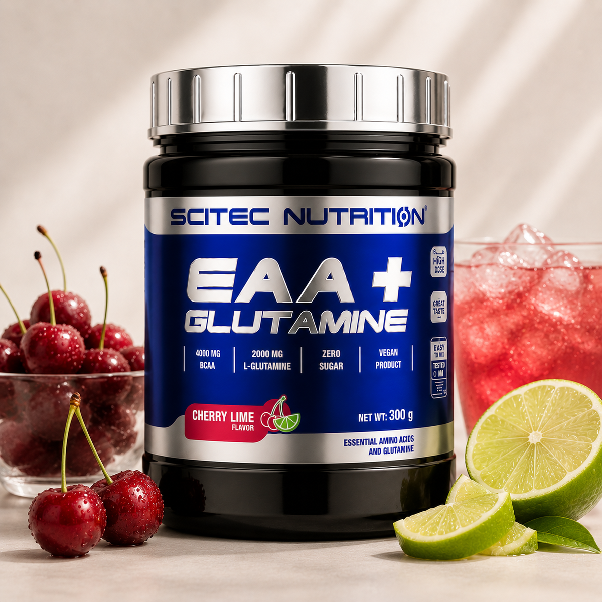 Scitec EAA + Glutamine – Cherry Lime
