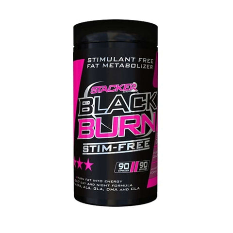 Stacker2 Black Burn Stim Free 90 Caps